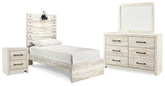 J&M Furniture - Ashley Furniture - Cambeck Twin Panel Bed, Dresser, Mirror and Nightstand - Twin Panel Bed, Dresser, Mirror and Nightstand - B192B53