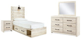 J&M Furniture - Ashley Furniture - Cambeck Twin Storage Bed, Dresser, Mirror and Nightstand - Twin Storage Bed, Dresser, Mirror and Nightstand - B192B106