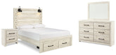 J&M Furniture - Ashley Furniture - Cambeck Queen Panel Storage Bed, Dresser, Mirror and Nightstand - Queen Panel Storage Bed, Dresser, Mirror and Nightstand - B192B74