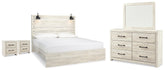 J&M Furniture - Ashley Furniture - Cambeck King Panel Bed, Dresser, Mirror and 2 Nightstands - King Panel Bed, Dresser, Mirror and 2 Nightstands - B192B130