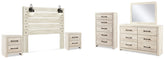 J&M Furniture - Ashley Furniture - Cambeck Queen Panel Headboard, Dresser, Mirror, Chest and 2 Nightstands - Queen Panel Headboard, Dresser, Mirror, Chest and 2 Nightstands - B192B82