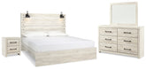 J&M Furniture - Ashley Furniture - Cambeck King Panel Bed, Dresser, Mirror and Nightstand - King Panel Bed, Dresser, Mirror and Nightstand - B192B54