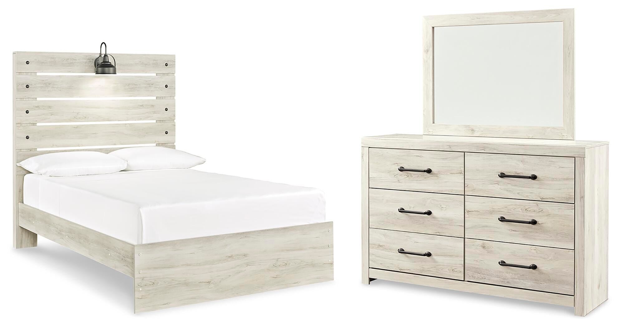 J&M Furniture - Ashley Furniture - Cambeck Full Panel Bed, Dresser and Mirror - Full Panel Bed, Dresser and Mirror - B192B23