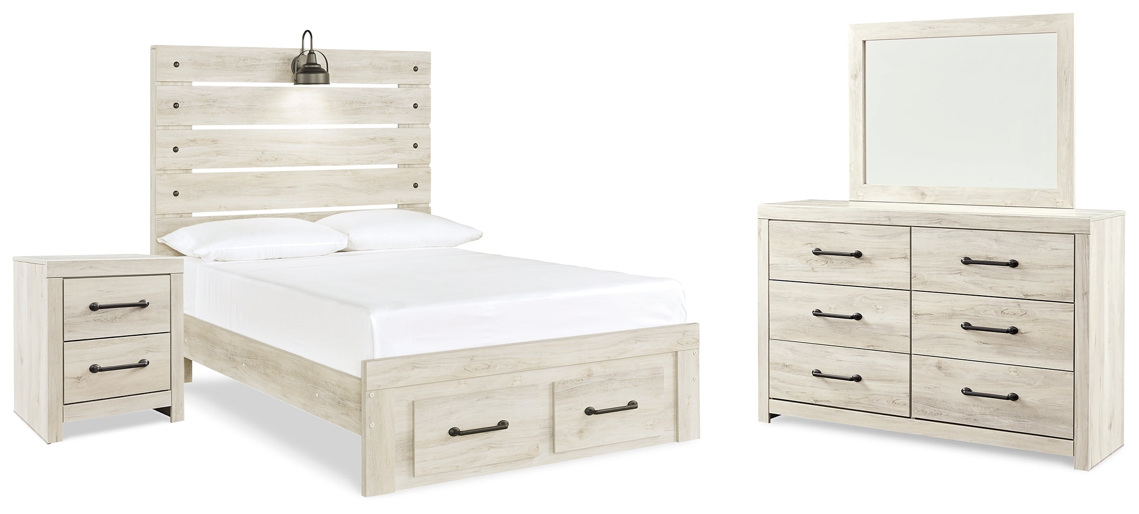 J&M Furniture - Ashley Furniture - Cambeck Full Panel Bed, Dresser, Mirror and Nightstand - Full Panel Bed, Dresser, Mirror and Nightstand - B192B77