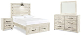 J&M Furniture - Ashley Furniture - Cambeck Full Panel Bed, Dresser, Mirror and Nightstand - Full Panel Bed, Dresser, Mirror and Nightstand - B192B77