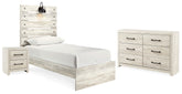 J&M Furniture - Ashley Furniture - Cambeck Twin Panel Bed, Dresser and Nightstand - Twin Panel Bed, Dresser and Nightstand - B192B70