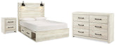 J&M Furniture - Ashley Furniture - Cambeck Queen Panel Bed with Storage, Dresser and Nightstand - Queen Panel Bed with Storage, Dresser and Nightstand - B192B131