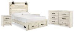 J&M Furniture - Ashley Furniture - Cambeck Queen Panel Storage Bed, Dresser and 2 Nightstands - Queen Panel Storage Bed, Dresser and 2 Nightstands - B192B76