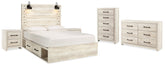 J&M Furniture - Ashley Furniture - Cambeck King Storage Bed, Dresser, Chest and 2 Nightstands - King Storage Bed, Dresser, Chest and 2 Nightstands - B192B107