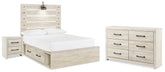 J&M Furniture - Ashley Furniture - Cambeck Full Panel Storage Bed with Dresser and Nightstand - Full Panel Storage Bed with Dresser and Nightstand - B192B105