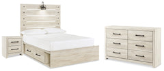 J&M Furniture - Ashley Furniture - Cambeck Full Panel Storage Bed with Dresser and Nightstand - Full Panel Storage Bed with Dresser and Nightstand - B192B105