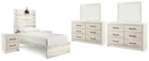 J&M Furniture - Ashley Furniture - Cambeck Twin Panel Bed, 2 Dressers, 2 Mirrors and 2 Nightstands - Twin Panel Bed, 2 Dressers, 2 Mirrors and 2 Nightstands - B192B88