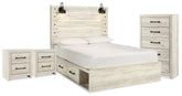 J&M Furniture - Ashley Furniture - Cambeck Queen Storage Bed, Chest and 2 Nightstands - Queen Storage Bed, Chest and 2 Nightstands - B192B128