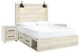 J&M Furniture - Ashley Furniture - Cambeck Queen Panel Storage Bed and 2 Nightstands - Queen Panel Storage Bed and 2 Nightstands - B192B135