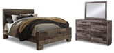J&M Furniture - Ashley Furniture - Derekson Queen Panel Bed, Dresser and Mirror - Queen Panel Bed, Dresser and Mirror - B200B7