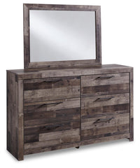 Derekson Full Panel Bed, Dresser and Mirror