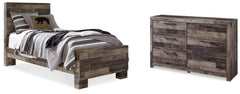 J&M Furniture - Ashley Furniture - Derekson Twin Panel Bed and Dresser - Twin Panel Bed and Dresser - B200B65