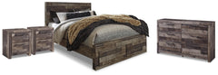 J&M Furniture - Ashley Furniture - Derekson Queen Panel Storage Bed, Dresser and 2 Nightstands - Queen Panel Storage Bed, Dresser and 2 Nightstands - B200B82