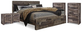 J&M Furniture - Ashley Furniture - Derekson Queen Panel Storage Bed, 2 Chests and 2 Nightstands - Queen Panel Storage Bed, 2 Chests and 2 Nightstands - B200B73