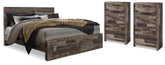 J&M Furniture - Ashley Furniture - Derekson Queen Storage Bed and 2 Chests - Queen Storage Bed and 2 Chests - B200B67