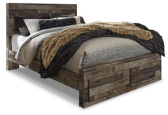 Derekson Queen Panel Storage Bed, 2 Chests and 2 Nightstands
