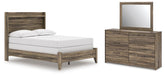 J&M Furniture - Ashley Furniture - Elbrim Full Panel Bed, Dresser and Mirror - Full Panel Bed, Dresser and Mirror - PCB2005B9