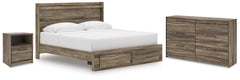 J&M Furniture - Ashley Furniture - Elbrim King Panel Storage Bed, Dresser and Nightstand - King Panel Storage Bed, Dresser and Nightstand - PCB2005B24