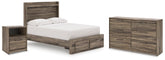 J&M Furniture - Ashley Furniture - Elbrim Full Storage Bed, Dresser and Nightstand - Full Storage Bed, Dresser and Nightstand - PCB2005B27