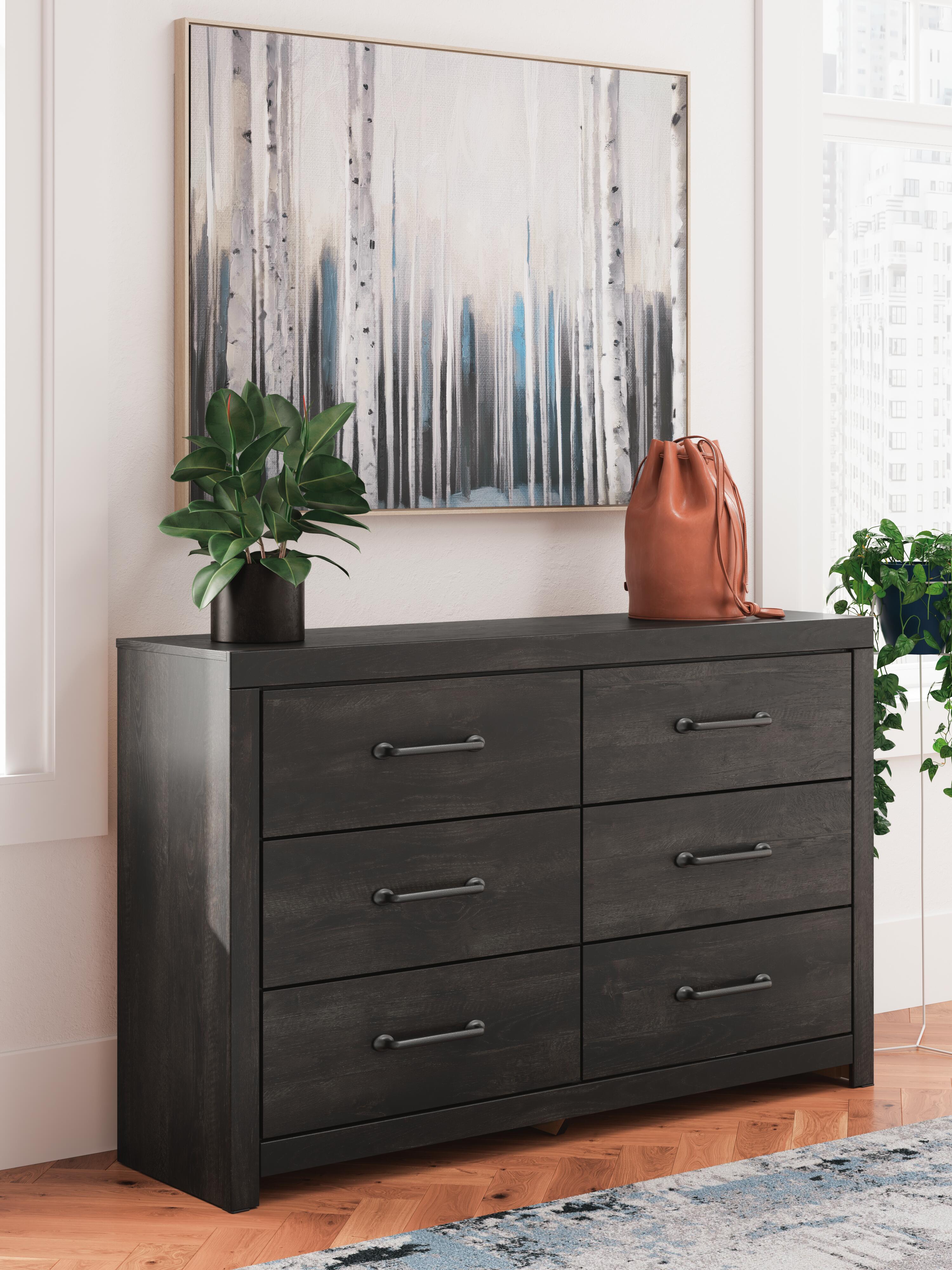 J&M Furniture - Ashley Furniture - Hollivern Dresser - Six Drawer Dresser - PCB2108-31