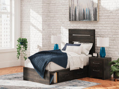 J&M Furniture - Ashley Furniture - Hollivern Twin Panel Storage Bed - Twin Panel Storage Bed - PCB2108B17