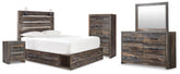 J&M Furniture - Ashley Furniture - Drystan Queen Panel Storage Bed, Dresser, Mirror, Chest and Nightstand - Queen Panel Storage Bed, Dresser, Mirror, Chest and Nightstand - B211B109