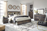 J&M Furniture - Ashley Furniture - Drystan King Bookcase Storage Bed, Dresser, Mirror, Chest and 2 Nightstands - King Bookcase Storage Bed, Dresser, Mirror, Chest and 2 Nightstands - B211B80