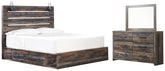J&M Furniture - Ashley Furniture - Drystan King Storage Bed, Dresser and Mirror - King Storage Bed, Dresser and Mirror - B211B83