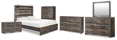 J&M Furniture - Ashley Furniture - Drystan Queen Panel Bed, 2 Dressers, Mirror, Chest and 2 Nightstands - Queen Panel Bed, 2 Dressers, Mirror, Chest and 2 Nightstands - B211B104