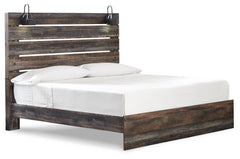 Drystan King Panel Bed and 2 Nightstands