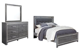 J&M Furniture - Ashley Furniture - Lodanna Queen Panel Bed, Dresser and Mirror - Queen Panel Bed, Dresser and Mirror - B214B28