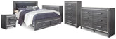 J&M Furniture - Ashley Furniture - Lodanna King Storage Bed, 2 Dressers, Cheat and Nightstand - King Storage Bed, 2 Dressers, Cheat and Nightstand - B214B50