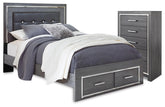 J&M Furniture - Ashley Furniture - Lodanna Queen Panel Storage Bed and Chest - Queen Panel Storage Bed and Chest - B214B55