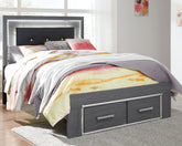 J&M Furniture - Ashley Furniture - Lodanna Full Panel Bed with 2 Storage Drawers - Full Panel Bed with 2 Storage Drawers - B214B5