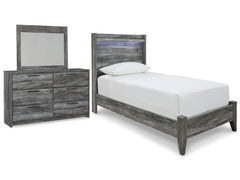 J&M Furniture - Ashley Furniture - Baystorm Twin Panel Bed, Dresser and Mirror - Twin Panel Bed, Dresser and Mirror - B221B68