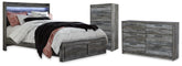 J&M Furniture - Ashley Furniture - Baystorm Queen Panel Storage Bed, Dresser and Chest - Queen Panel Storage Bed, Dresser and Chest - B221B98