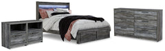 J&M Furniture - Ashley Furniture - Baystorm Queen Panel Storage Bed, Dresser and 2 Nightstands - Queen Panel Storage Bed, Dresser and 2 Nightstands - B221B88