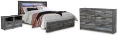J&M Furniture - Ashley Furniture - Baystorm King Storage Bed, Dresser and 2 Nightstands - King Storage Bed, Dresser and 2 Nightstands - B221B75