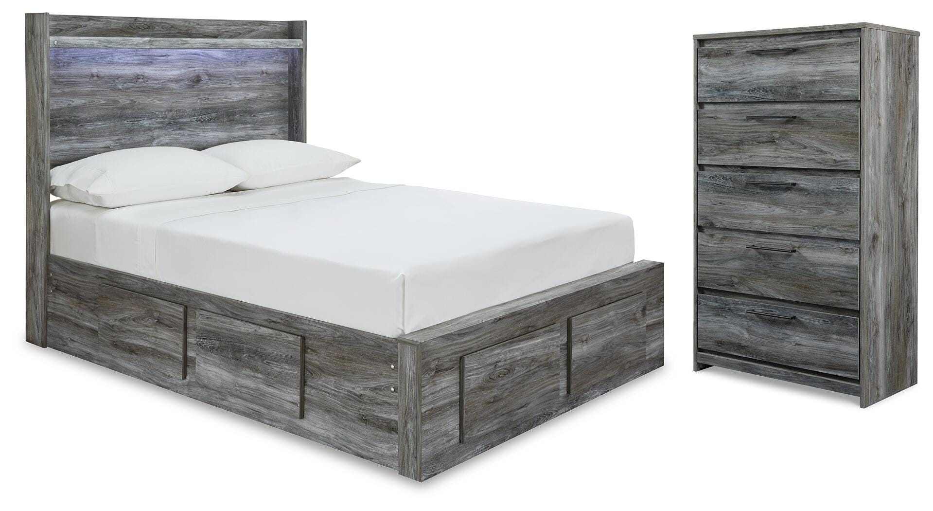 J&M Furniture - Ashley Furniture - Baystorm Full Storage Bed and Chest - Full Storage Bed and Chest - B221B79