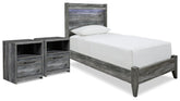 J&M Furniture - Ashley Furniture - Baystorm Twin Panel Bed and 2 Nightstands - Twin Panel Bed and 2 Nightstands - B221B94
