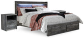J&M Furniture - Ashley Furniture - Baystorm King Panel Storage Bed and 2 Nightstands - King Panel Storage Bed and 2 Nightstands - B221B55