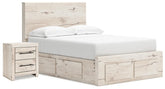 J&M Furniture - Ashley Furniture - Lawroy Full Storage Bed and Nightstand - Full Storage Bed and Nightstand - B2310B51