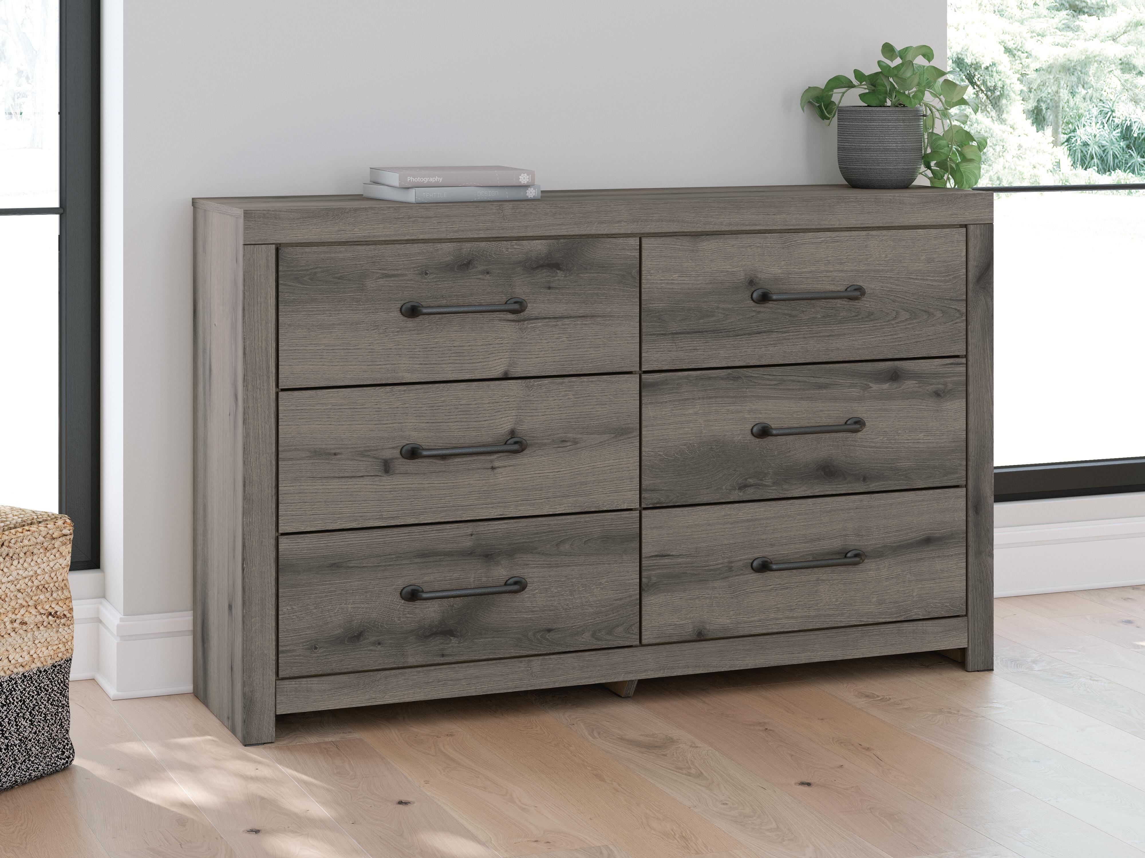 J&M Furniture - Ashley Furniture - Graystorm Dresser - Six Drawer Dresser - PCB2405-31