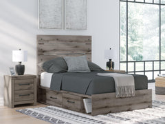 J&M Furniture - Ashley Furniture - Graystorm Full Panel Bed with Storage - Full Panel Bed with Storage - PCB2405B17