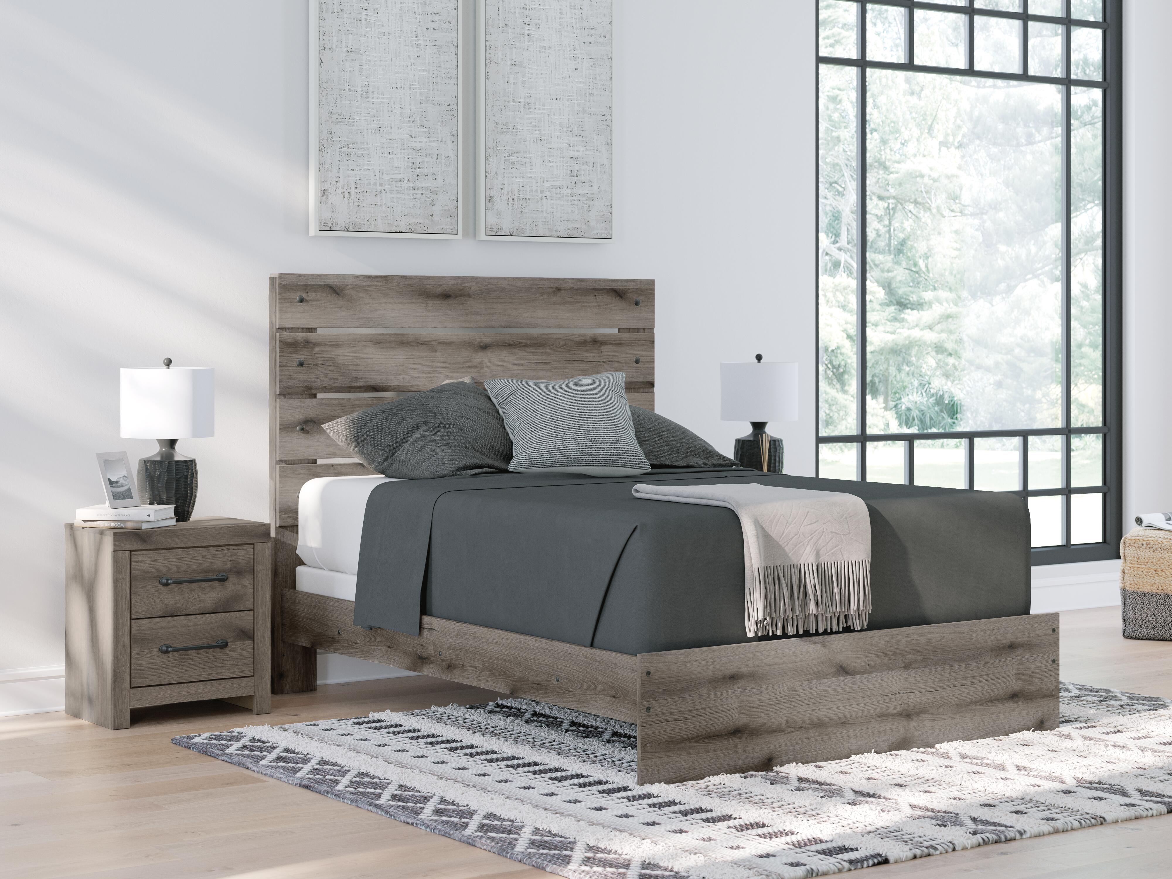 J&M Furniture - Ashley Furniture - Graystorm Queen Panel Bed - Queen Panel Bed - PCB2405B2